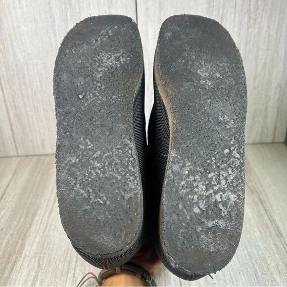 Clark’s Wallabees Stinson Hi black Canvas Chukka Boot Lace Up Shoe Mens Size 9.5 - Picture 3 of 10